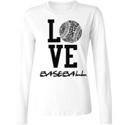 Ladies Relaxed Fit Basic Long Sleeve Tee