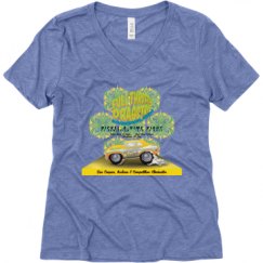 Ladies Relaxed Fit Super Soft Triblend V-Neck Tee