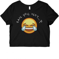 emoji crop top