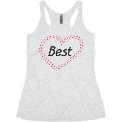 Ladies Slim Fit Super Soft Racerback Triblend Tank