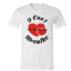 Unisex V-Neck Jersey Tee