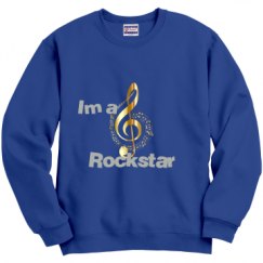 Unisex Film and Foil Crewneck Sweatshirt