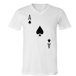 Unisex V-Neck Jersey Tee