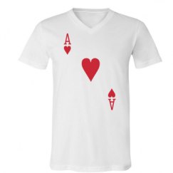 Unisex V-Neck Jersey Tee