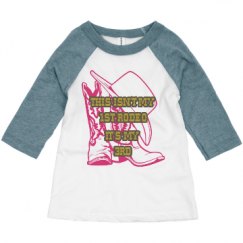 Toddler 3/4 Sleeve Raglan Tee