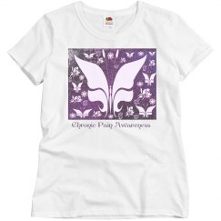 Purple Butterfly Floral