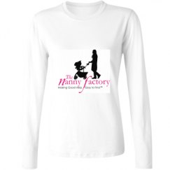 Ladies Relaxed Fit Basic Long Sleeve Tee