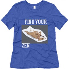 Ladies Relaxed Fit Super Soft Triblend Tee