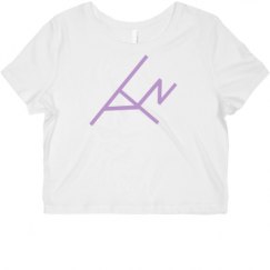 Ladies Slim Fit Crop Top Tee