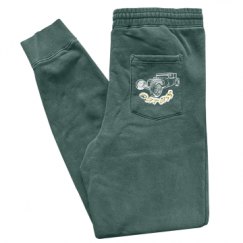 Pigment-Dyed Fleece Pants