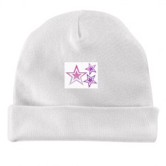 Pink star hat