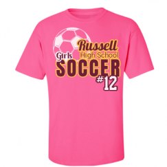 Unisex Ultra Cotton Safety Neon Crewneck Tee