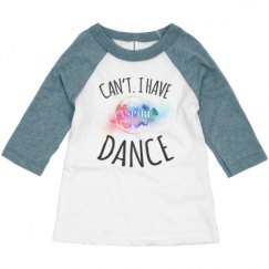 Toddler 3/4 Sleeve Raglan Tee