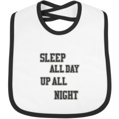 Infant Contrast Trim Bib