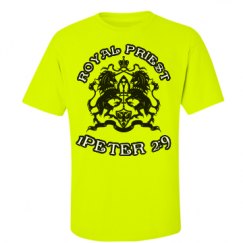 Unisex Ultra Cotton Safety Neon Crewneck Tee