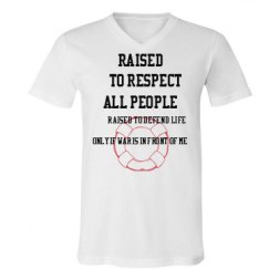 Unisex V-Neck Jersey Tee