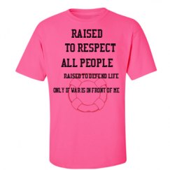 Unisex Ultra Cotton Safety Neon Crewneck Tee