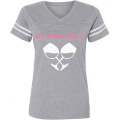 Ladies Relaxed Fit Vintage Sports Tee