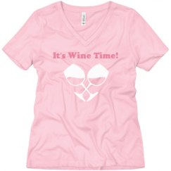 Ladies Relaxed Fit V-Neck Tee