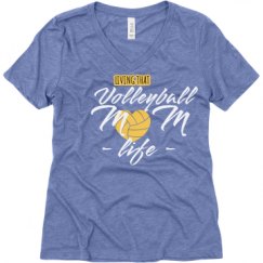 Ladies Relaxed Fit Super Soft Triblend V-Neck Tee