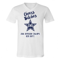 Unisex V-Neck Jersey Tee