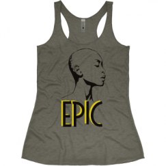 Ladies Slim Fit Super Soft Racerback Triblend Tank
