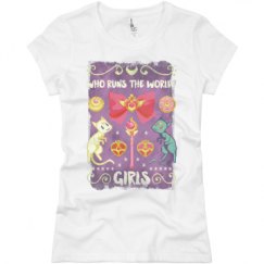 Ladies Slim Fit Basic Promo Jersey Tee