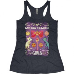 Ladies Slim Fit Super Soft Racerback Triblend Tank