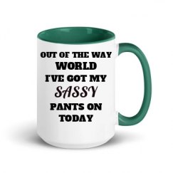 15oz Ceramic Mug with Color Inside