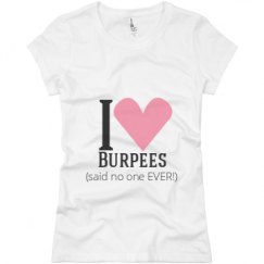 Ladies Slim Fit Basic Promo Jersey Tee