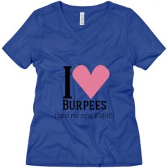 Ladies Relaxed Fit V-Neck Tee