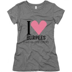 Ladies Slim Fit Super Soft Triblend Tee