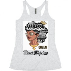 Ladies Slim Fit Super Soft Racerback Triblend Tank