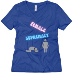 Ladies Relaxed Fit V-Neck Tee