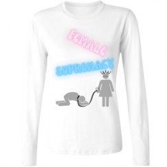 Ladies Relaxed Fit Basic Long Sleeve Tee