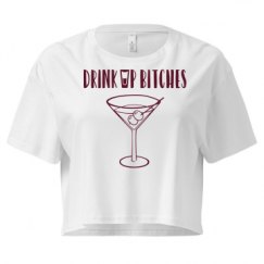 Ladies Festival Cali Crop Top Tee