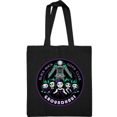 Groundhaus Black fabric tote bag
