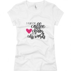 Ladies Slim Fit Basic Promo Jersey Tee