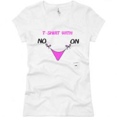 Ladies Slim Fit Basic Promo Jersey Tee