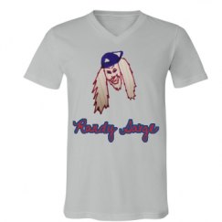 Unisex V-Neck Jersey Tee