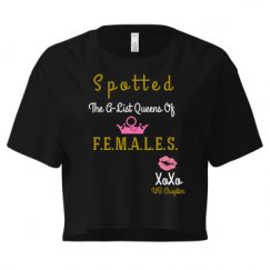 Ladies Festival Cali Crop Top Tee
