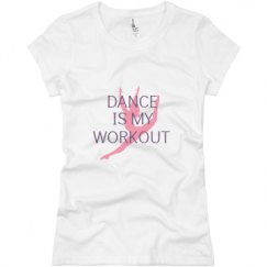 Ladies Slim Fit Basic Promo Jersey Tee