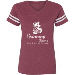 Ladies Relaxed Fit Vintage Sports Tee