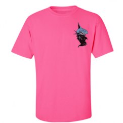 Unisex Ultra Cotton Safety Neon Crewneck Tee