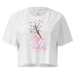 Ladies Festival Cali Crop Top Tee