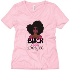 Ladies Relaxed Fit V-Neck Tee
