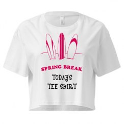 Ladies Festival Cali Crop Top Tee