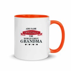 11oz Ceramic Mug with Color Inside