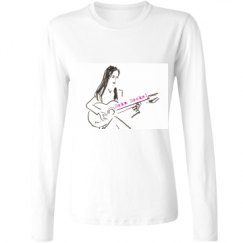 Ladies Relaxed Fit Basic Long Sleeve Tee