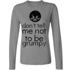 Ladies Relaxed Fit Basic Long Sleeve Tee